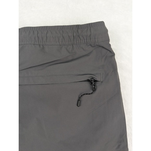 BYLT Shorts Mens L Gray Chino Premium Basic Lined 5.5" Inseam Casual Zip Pockets - Picture 7 of 12